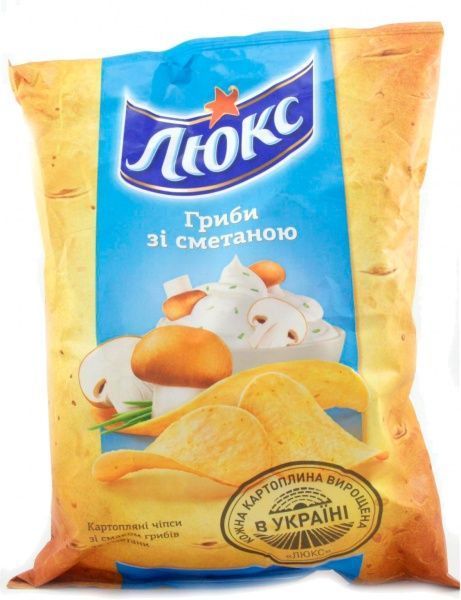 Чипси Люкс Сметана-гриби 133 г 