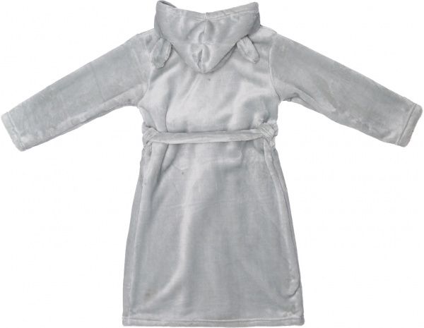 Халат дитячий унісекс Білтекс з вушками р.146 сірий 