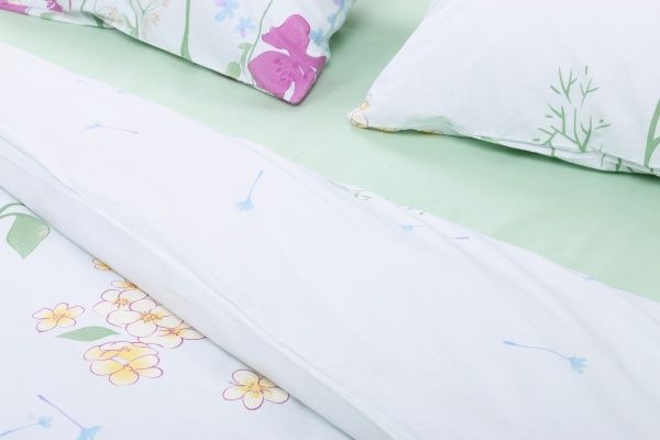 Комплект постельного белья Great Flowers 2,0 бело-салатовый UP! (Underprice) 