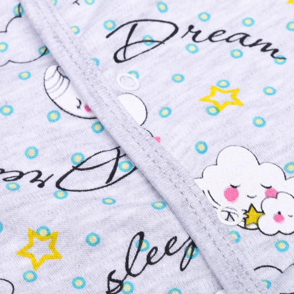 Комбинезон унисекс Фламинго р.56 меланж 365-005 