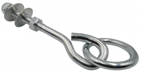 Кріплення для гойдалки 12х130 мм з кільцем 1 шт. 