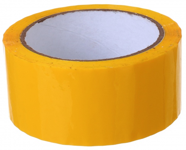 Лента самоклеящаяся желтая 45 мм 66 м 40 мкм