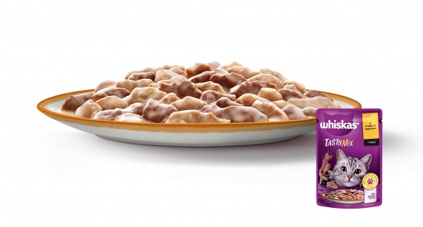 Корм Whiskas Cмачний мікс в соусі із куркою та морквою з ягням 85 г