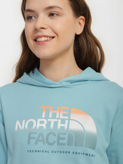 Джемпер THE NORTH FACE W D2 GRAPHIC CROP HOODIE NF0A83FGLV21 р. M голубой