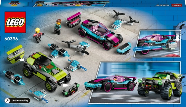 Конструктор LEGO City Модифіковані автомобілі для перегонів 60396