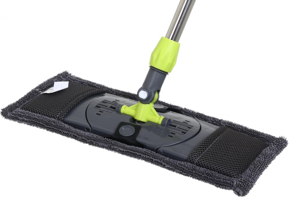 Комплект швабра и ведро с механическим отжимом для пола OBERY 2 в 1 16 см в ассортименте