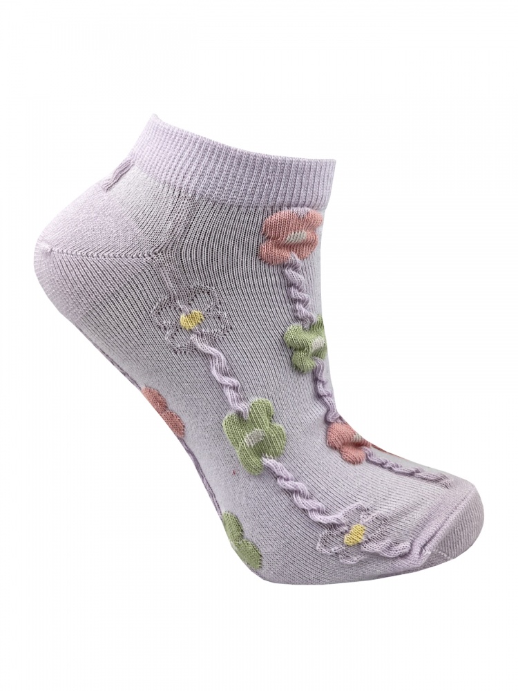 Шкарпетки жіночі Premier Socks Ажурні квіти р.23-25 бузковий