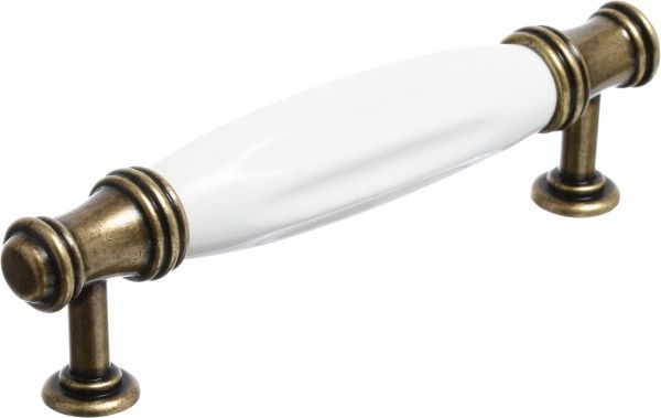 Меблева ручка D-1018-92 92 мм білий/білий MVM D-1018-92 MAB