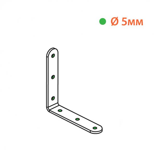 Уголок узкий Kolchuga равносторонний 90x90x18 мм 3 мм