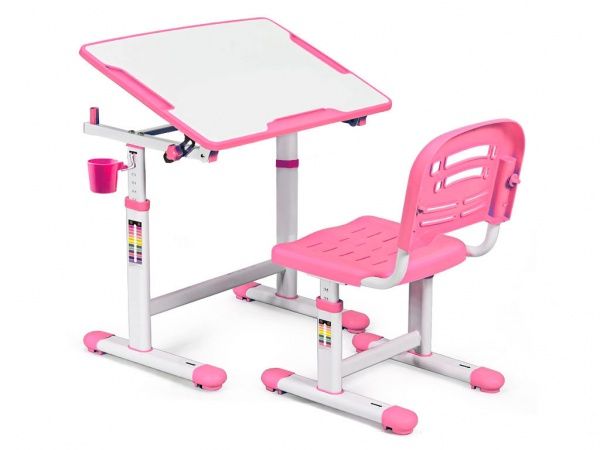 Комплект стол и стул Evo-kids Evo-07 Pink