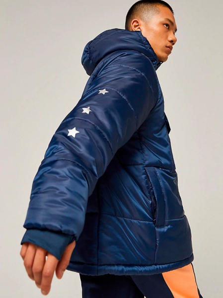 Анорак Tommy Hilfiger BLOCK INSULATION JACKET S20S200264401 р.M темно-синий
