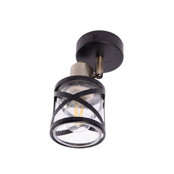 Спот Altalusse INL-6146W-01 1x40 Вт E14 антична бронза/венге