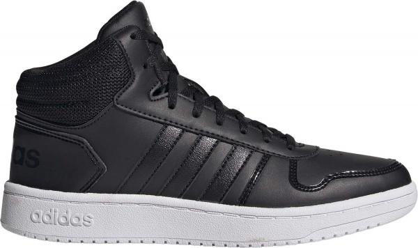 Кроссовки Adidas HOOPS 2.0 MID FY6022 р.UK 7,5 бело-черный