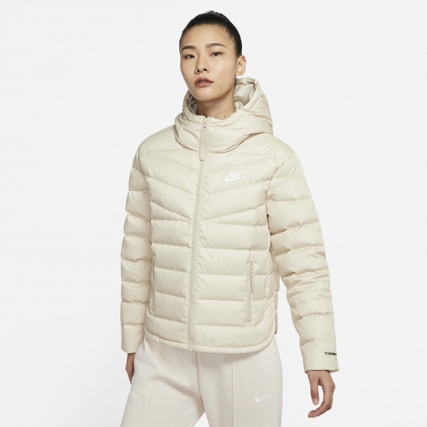Куртка Nike W NSW TF RPL WINDRUNNER HD JKT DH4073-206 р.M бежевый