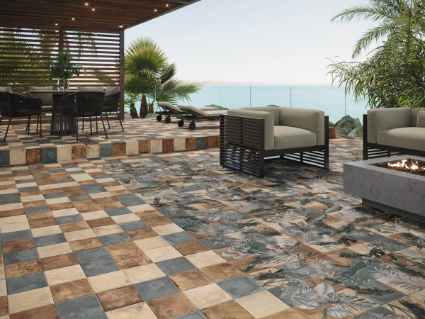 Плитка El Molino Савой Декор Бланко 58x58 