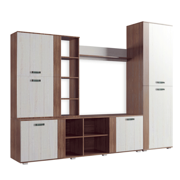 Стенка Феникс Бавария ясен/французский орех темный