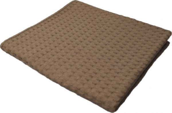 Простынь вафельное пике 180x200 см капучино 