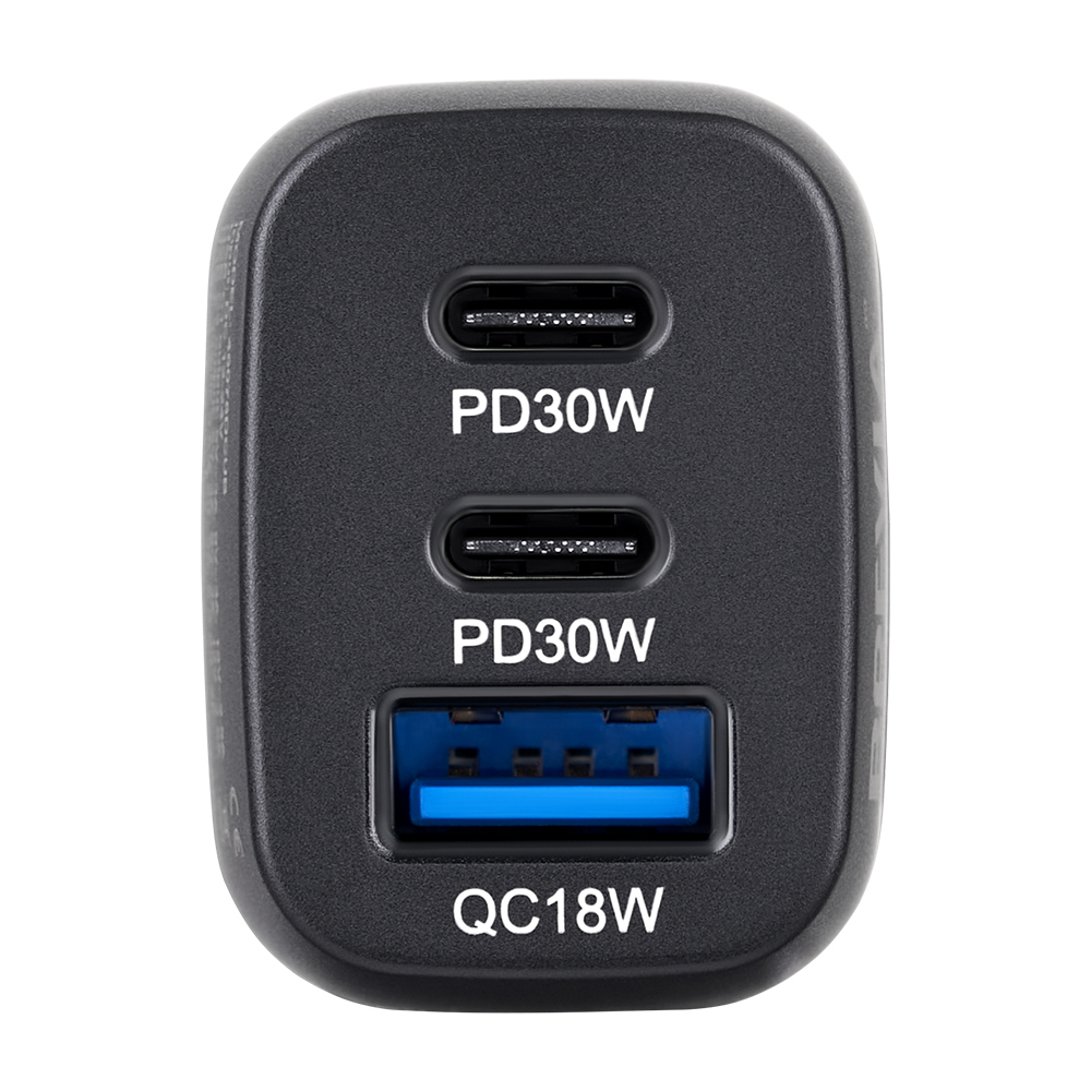 Автомобільний зарядний пристрій Brevia ePower TriDrive 78W 2xUSB-C+1xUSB-A