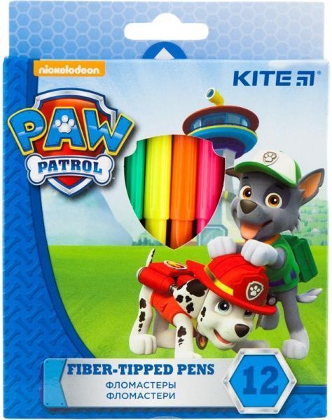 Набор фломастеров Paw Patrol PAW18-047, 12 цветов KITE