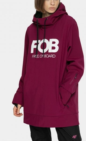 Куртка 4F H4Z20-SFD004-60S M темно-красный