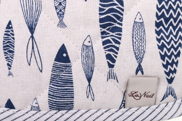 Прихватка рибки 20x20 см сірий La Nuit 