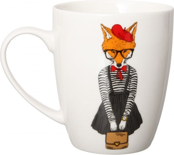 Чашка Модні звірі Міс Лисиця 360 мл 21-272-070 Keramia