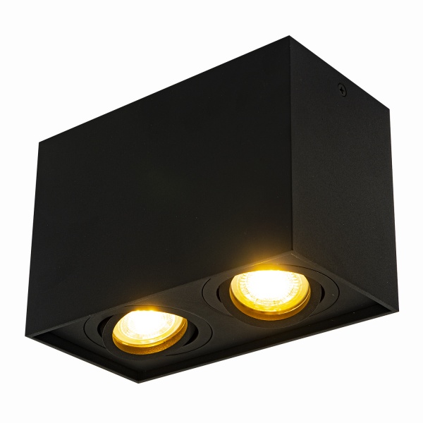 Світильник точковий Berger 40 Вт GU10 чорний 3012-DL-2 Black 