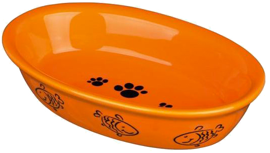 Миска Trixie для котів овальна керамічна 11.5 см 0.2 л (24495)