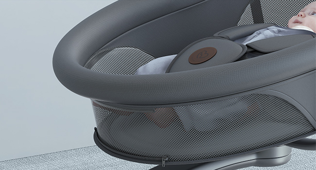 Укачивающий центр Babybond 79х69х58 см темно-серый PD-B05D