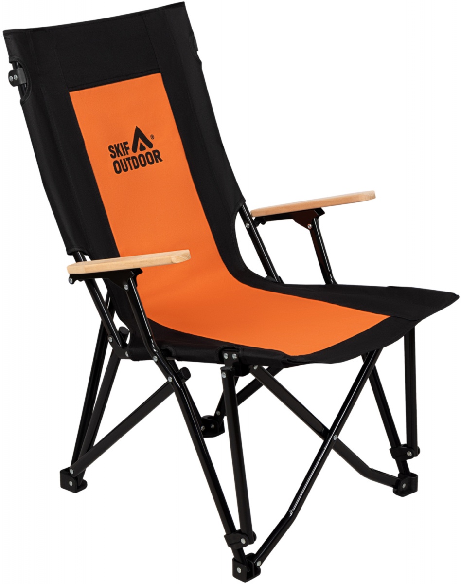 Стул раскладной SKIF Outdoor Gent orange/black (389.04.71) — фото 1