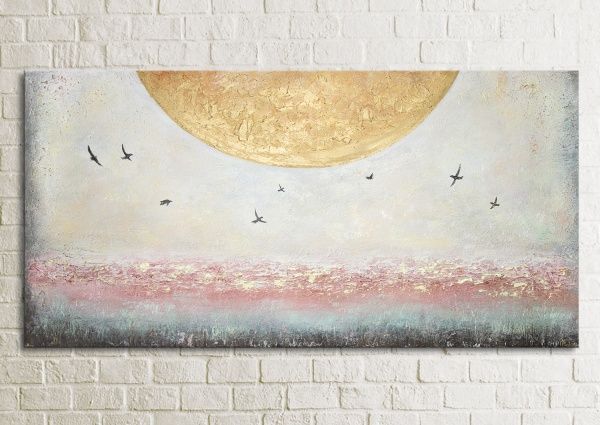 Картина Энергия солнца 70x140 см Юрис Проф Арт 