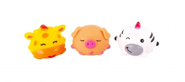 Набор игрушек для ванной Baby Team Забавные зверушки в ассортименте 9022