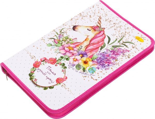 Папка для труда А4 на молнии ПР-01 Апельсин