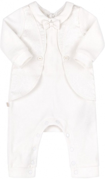 Комбінезон для хлопчика Bembi Сhristening КБ137 р.56 молочний 3137011830.200 