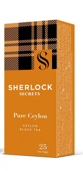 Чай чорний Sherlock Secrets Pure ceylon 25 шт. 50 г 