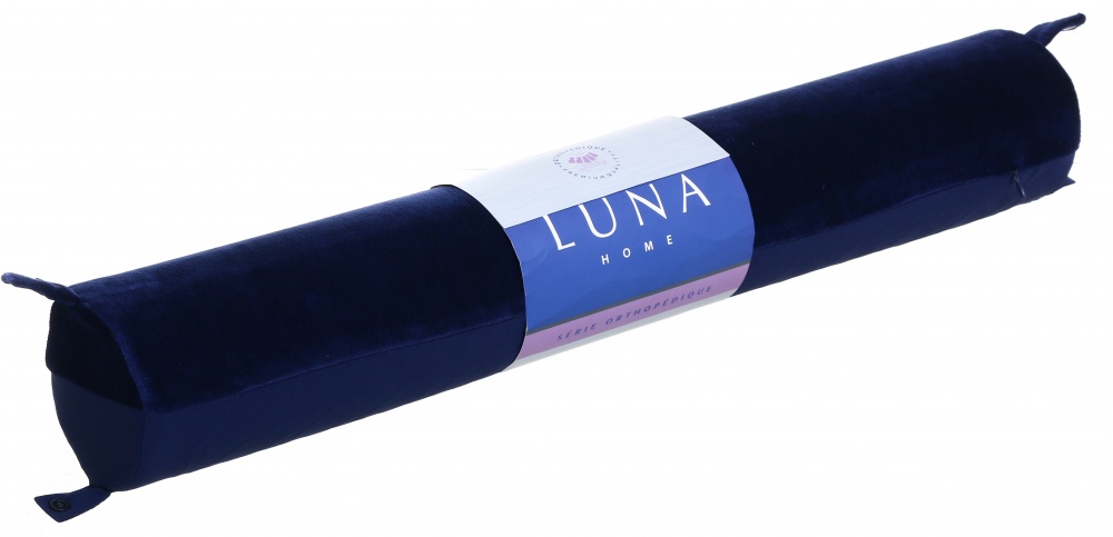 Подушка для подорожей Twist Navy Luna 66x10 см синій