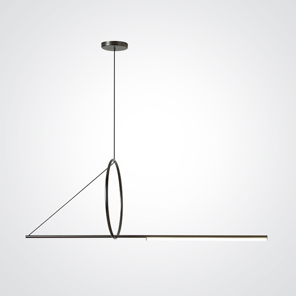 Люстра подвесная Berger 1x12 Вт LED-модуль черный 7016-PL-12 Black