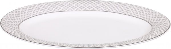 Блюдо овальне Annabelle platinum 23 см Fiora 