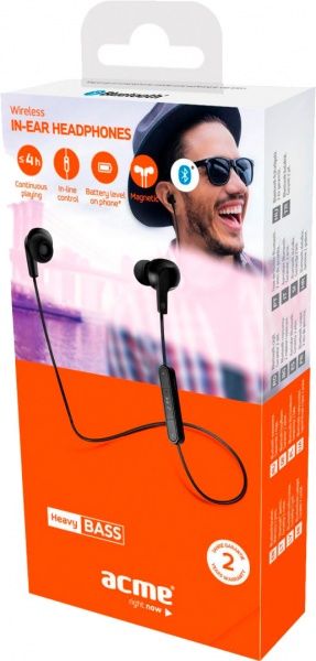 Гарнитура Acme BH105 black беспроводная 