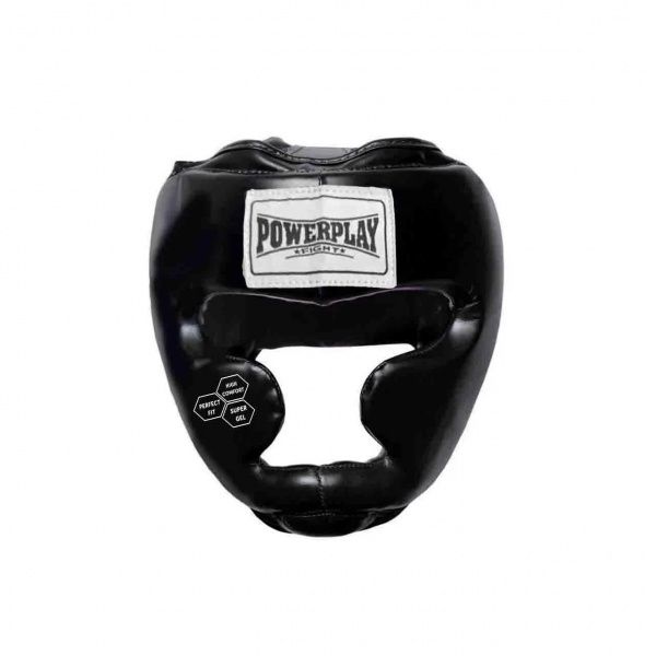 Шлем боксерский PowerPlay тренировочный уни. M черный PP_3043 р. M 