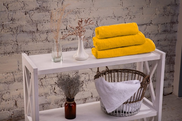 Рушник махровий 40x70 см золотистий Rigel 