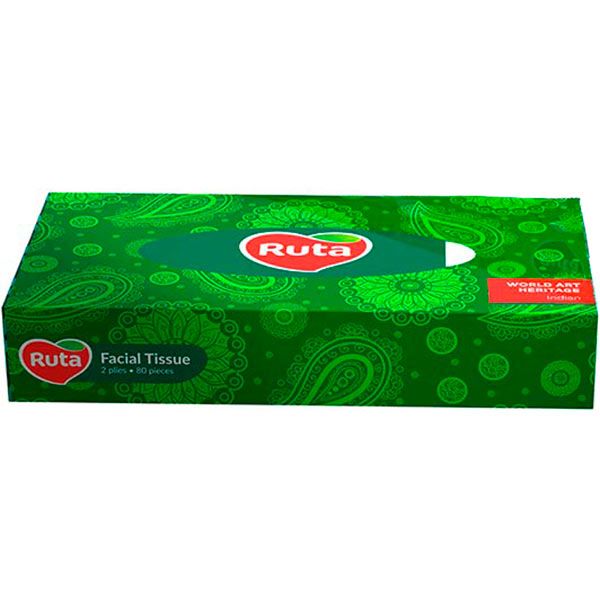 Салфетки гигиенические в коробке Ruta Имидж пенал 80 шт.
