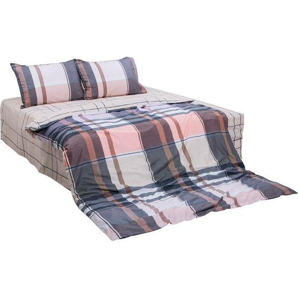Комплект постельного белья двуспальный Ibodo Checks