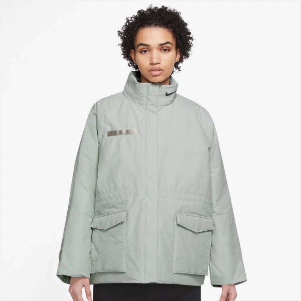 Куртка Nike W NSW TF RPL REVIVAL JKT DD4644-013 р.M світло-сірий