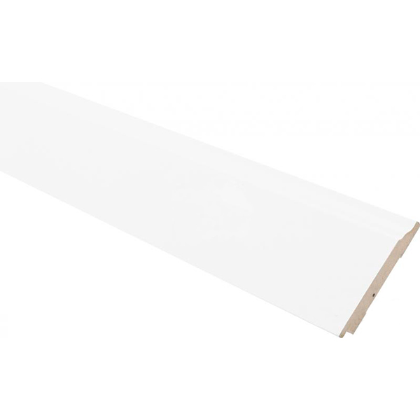 Плинтус МДФ Английский белый 16х110х2440 мм 