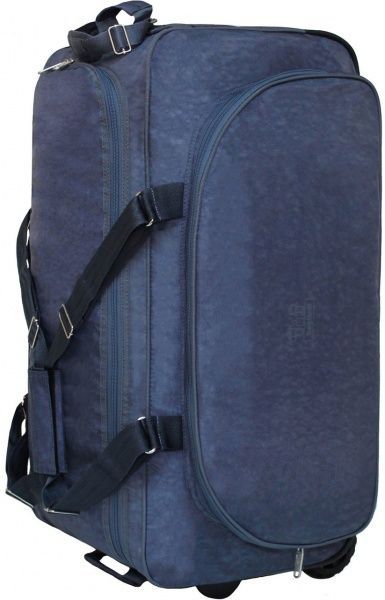 Сумка дорожная на колесах Bagland 36470 68 л синий Мілан 