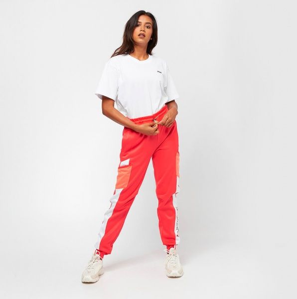 Брюки Tommy Hilfiger BLOCKED FLEECE JOGGER CUFF S10S100253603 р. L красный