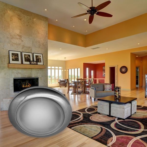 Светильник точечный LightMaster CL044 12 Вт G5.3 никель 