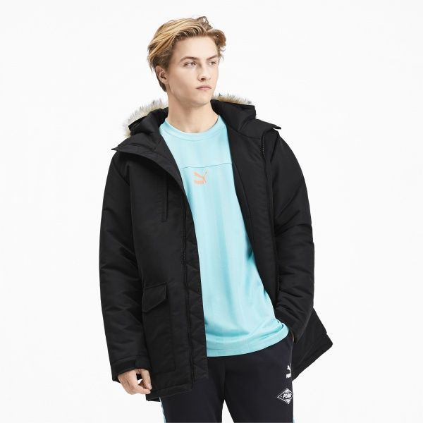 Куртка Puma Classics Padded Jacket 59528001 S черный