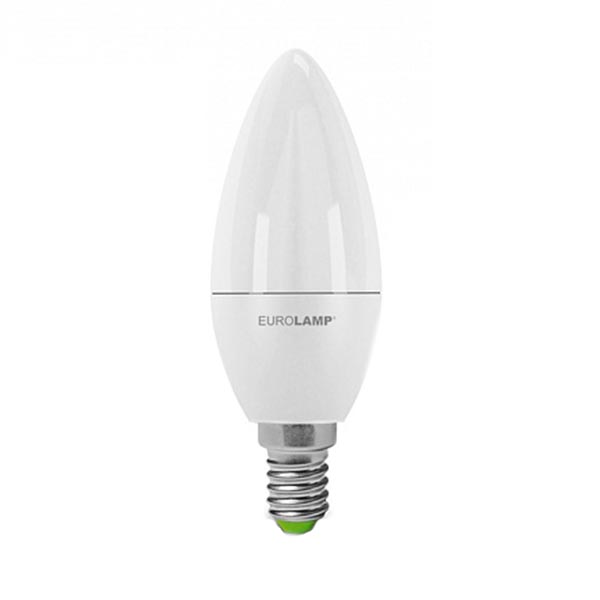Лампа светодиодная Eurolamp 3 шт./уп. 6 Вт C37 матовая E14 220 В 3000 К 